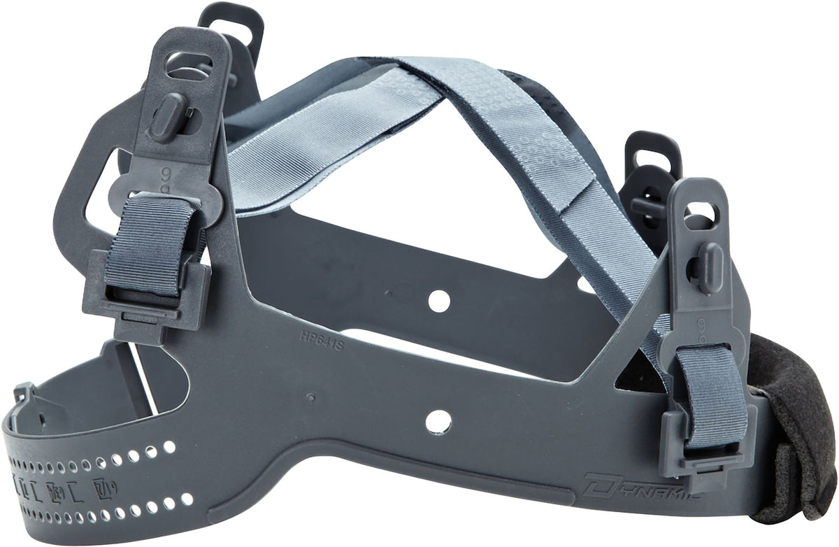 Dynamic™ Hard Hat Replacement 4-Point Suspension, Gray, One Size, Nylon, Pin Lock Adjustment