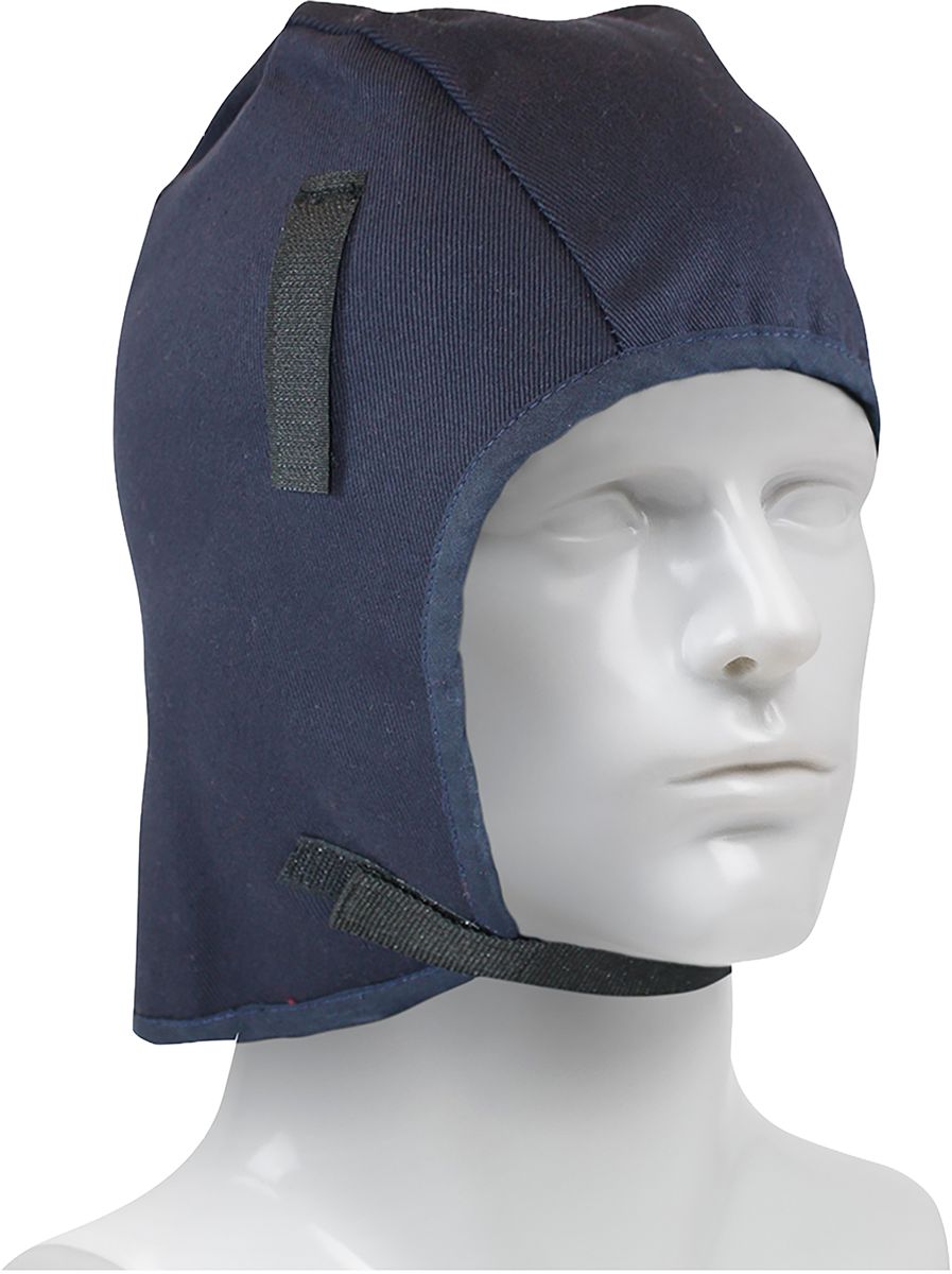 Winter Liner, Navy, One Size, Cotton Twill, Fleece, 2-Layers, Mid Length Coverage, Silver Reflective