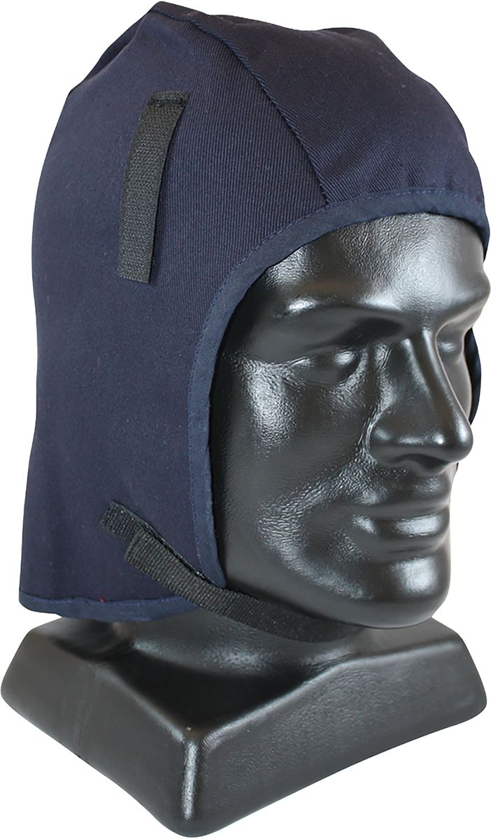 Winter Liner, Navy, One Size, Cotton Twill, Fleece, 2-Layers, Mid Length Coverage, Silver Reflective