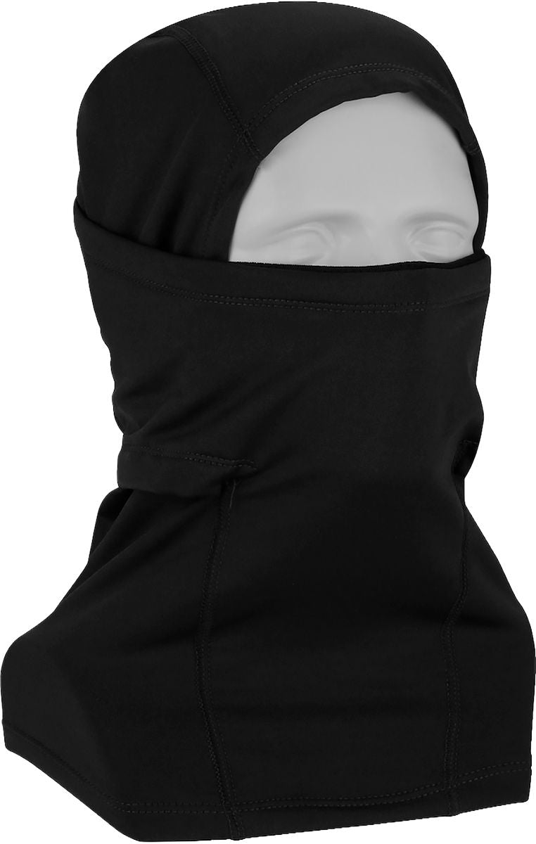 Wind Resistant Winter Balaclava, Black, One Size, Polyester, 1-Layer, Shoulder Length Coverage
