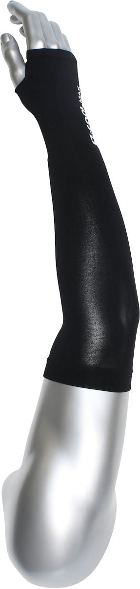 EZ-Cool® Max Evaporative Cooling Sleeve, Black, Medium to Large, Nylon, Spandex, 30 Seconds Activation Time