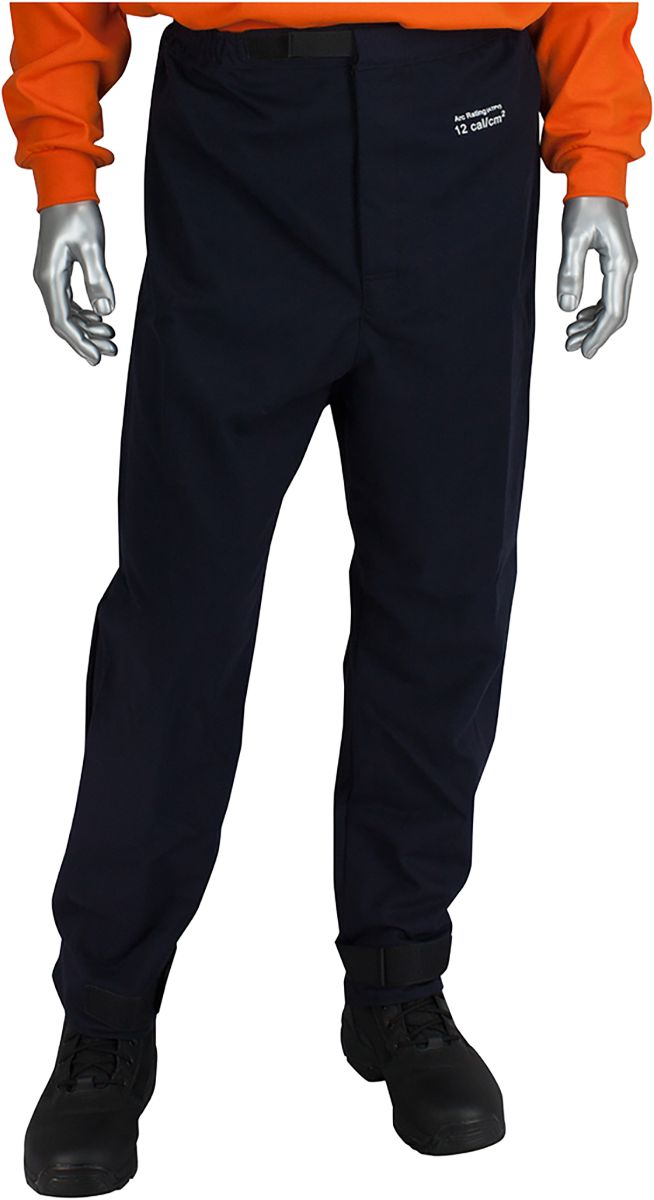 FR Men Overpant, Navy, 3X-Large, Cotton, Nylon, Hook and Loop & Covered Zipper Fly Closure, FR Men Overpant, Navy, 3X-Large
