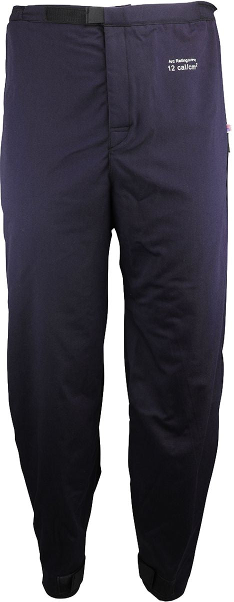 FR Men Overpant, Navy, 3X-Large, Cotton, Nylon, Hook and Loop & Covered Zipper Fly Closure, FR Men Overpant, Navy, 3X-Large