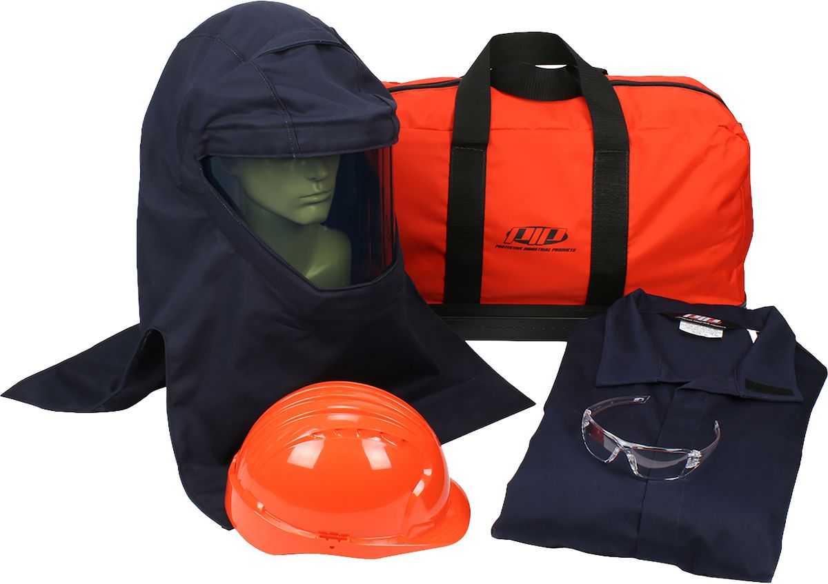 PPE 3 Arc Flash Kit, Navy, 6X-Large, ATPV 25 cal/cm², Arc Flash Kit, Navy, 6X-Large, ATPV 25 cal/cm², PPE 3