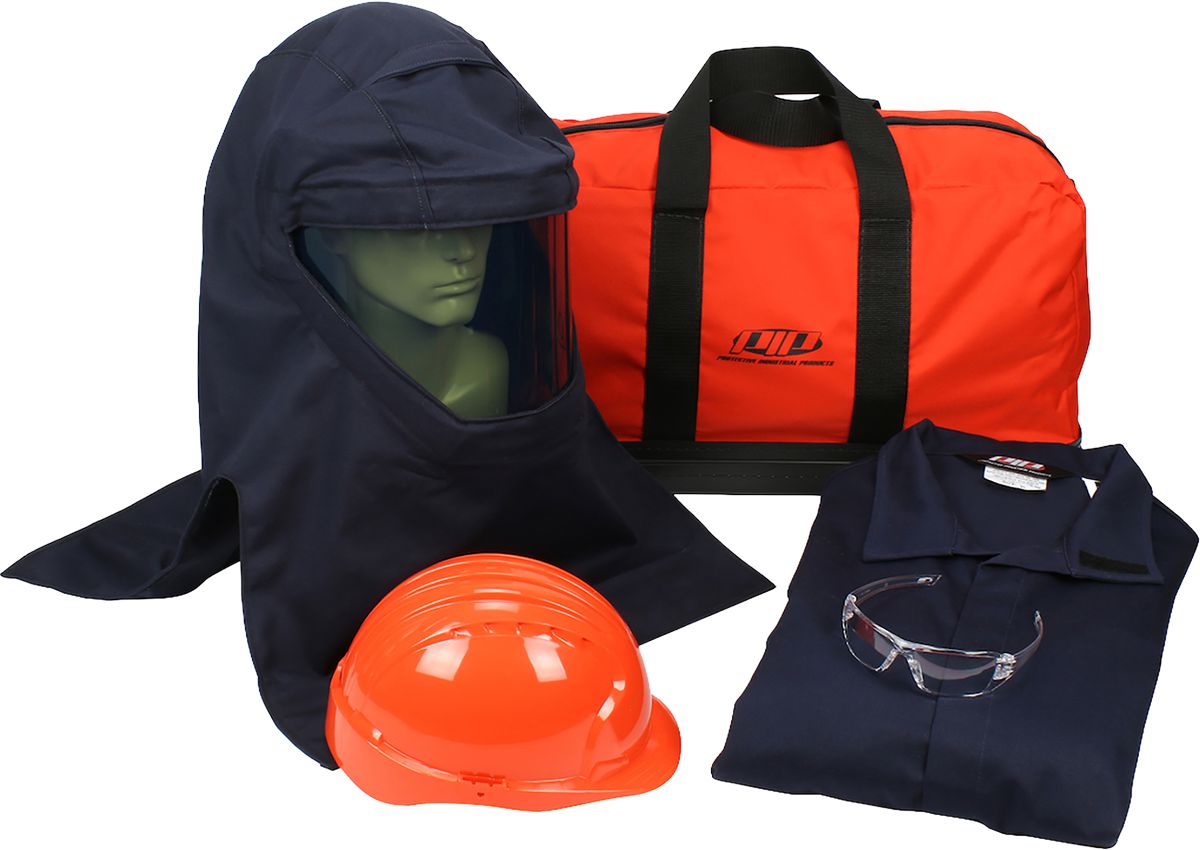 Arc Flash Kit, PPE 3, Navy, 2X-Large, ATPV 33 cal/cm², Arc Flash Kit, Navy, 2X-Large, ATPV 33 cal/cm², PPE 3