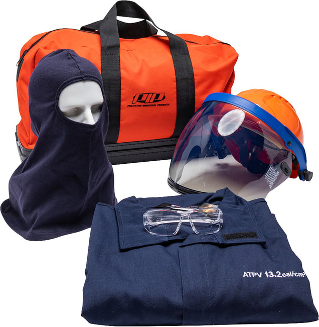 FR Arc Flash Kit, PPE 2, Navy, 5X-Large, ATPV 12 cal/cm², FR Arc Flash Kit, Navy, 5X-Large, ATPV 12 cal/cm², PPE 2