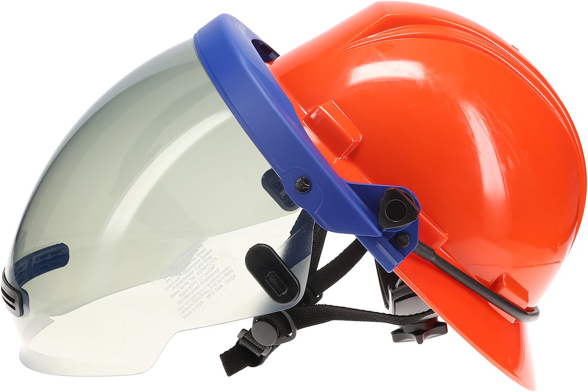 Toric Arc Shield Kit with Full Brim Hard Hat, Gray, One Size, Nylon & Polycarbonate, ATPV 12 cal/cm²