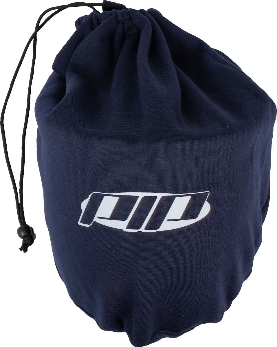 Arc Shield Storage Bag, Blue, One Size, Cotton, Fleece Lined, Drawstring Closure