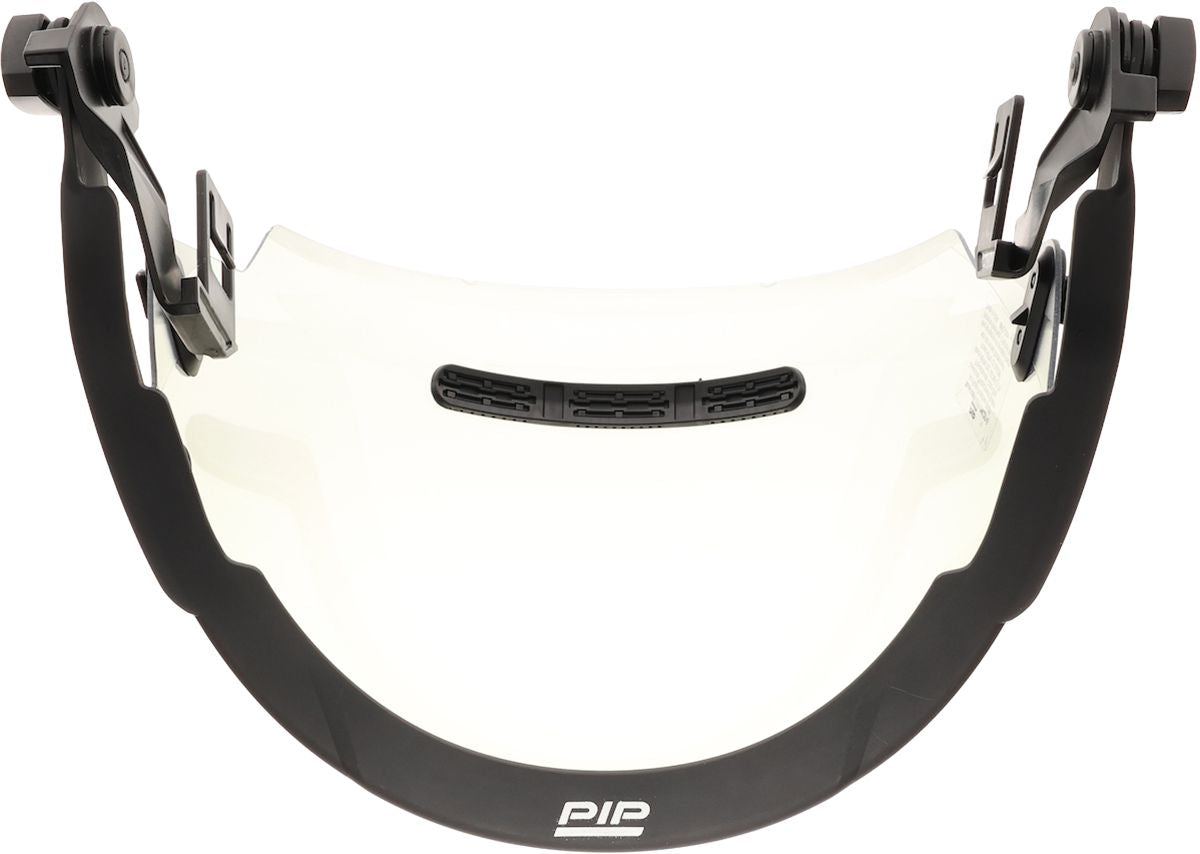 Toric Arc Shield with Bracket for Traverse Safety Helmet, Gray, One Size, Nylon/Polycarbonate
