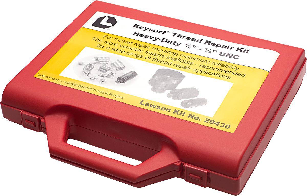 Caterpillar Thread Insert Repair Kit HD Locking Thread Repair Insert Kit 1/4 to 1/2