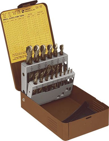 Mechanic's Length Drill Bit Set High Speed Steel 15-Piece – Lawson Mechanic's Length Drill Bit Set High Speed Steel 15-Piece – Lawson