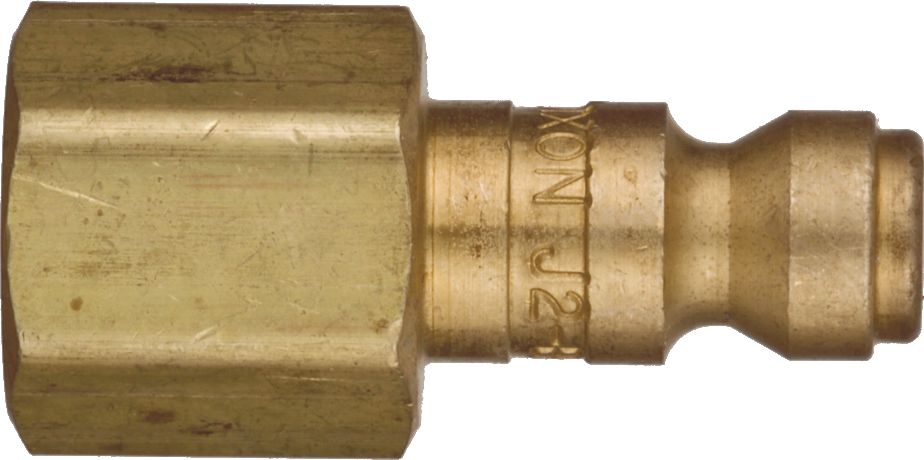 Quick Disconnect Plug Brass 1/4