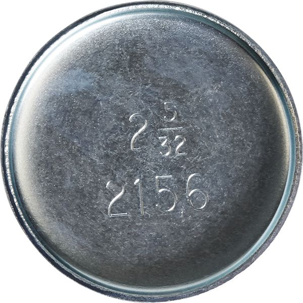 Steel Expansion Plug Shallow 2-5/32