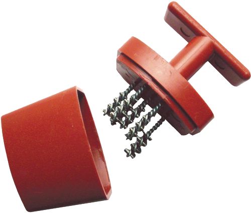 Trailer Connector 7-Way/Pole Plug Brush, 7-Way/Pole Trailer Connector Plug Brush, Made of ABS
