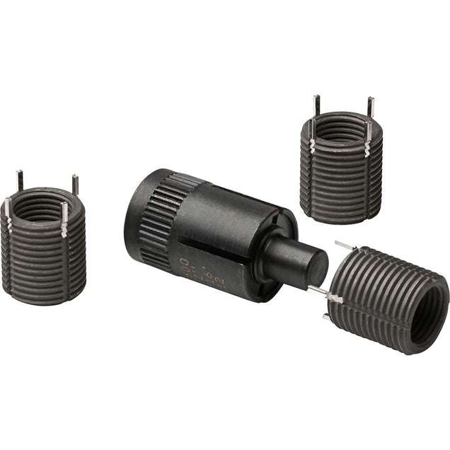 Heavy-Duty Locking Thread Insert Kit 9/16-18, Carbon Steel Heavy Duty Locking Thread Repair Insert Kit