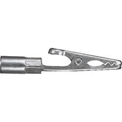Threaded Barrel Clip 5A, Threaded Barrel Clip, 5 Amps, Steel, Lead Plated, 6-32 Threaded Male