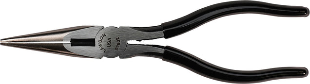 Plier Long Chain Nose with Side Cutter 7-1/2