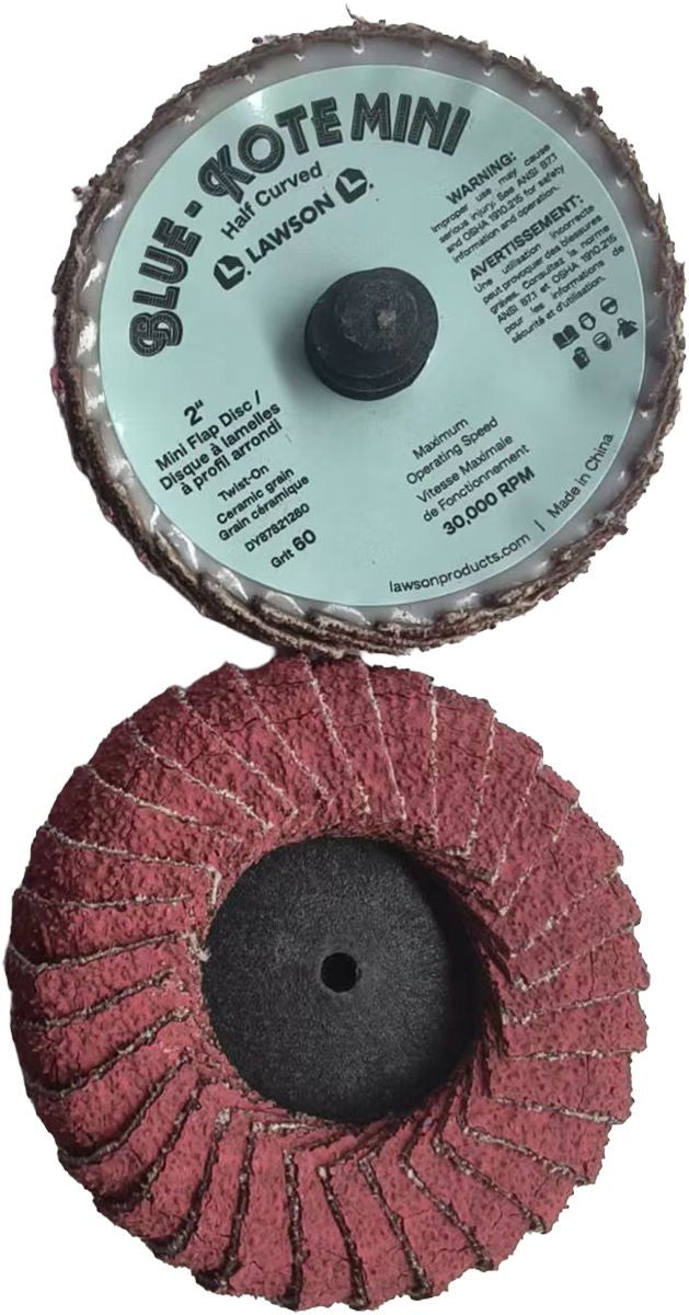 Blue-Kote Mini Half Curved Flap Disc, 2