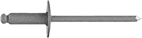 Bumper Fascia Large Flange Pull Rivet Steel 3/16