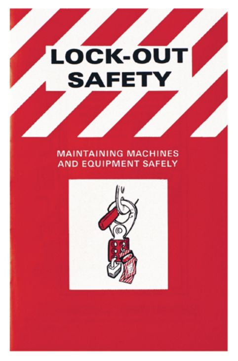English Lockout Safety Training Booklet 16-Page Brady – Lawson Products