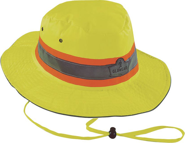High Visibility Ranger Hat Lime Size Large/X-Large, High Visibility Ranger Hat, Lime,Wide Brim, Vented Mesh Panels