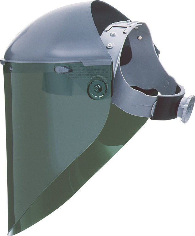 Black Propionate Faceshield Visor, Faceshield Visor, IRUV Shade 5, Propionate, 9-3/4