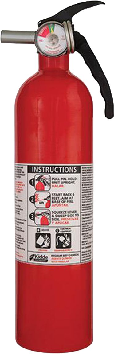 Automotive Fire Extinguisher, UL Rating 10B:C, Cap. 2-3/4 Lbs., Cylinder: Alum., Bracket: Steel Strap