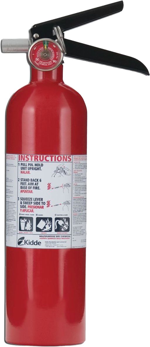 Automotive Fire Extinguisher, UL Rating 10B:C, Cap. 2-3/4 Lbs., Cylinder: Alum., Bracket: Steel Strap