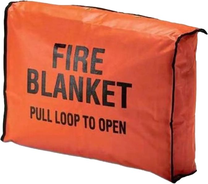 Fire Blanket Bag, Fire Blanket Storage Bag, Vinyl, 17
