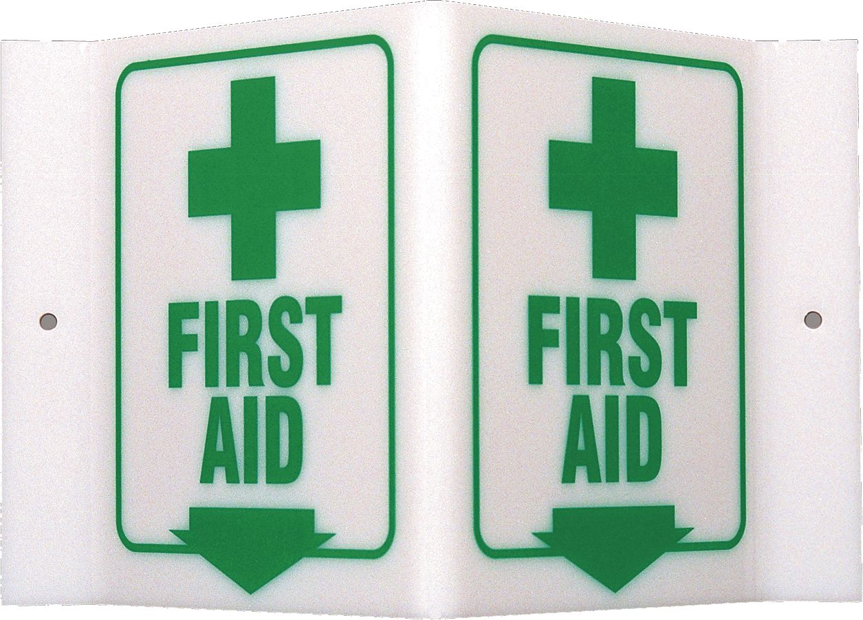 First Aid Sign Just FIRST AID Sign – Lawson Products