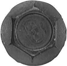Spinlock Hex Flange Bolt with Dog Point 5/16-18, Spinlock Hex Flange Bolt with Dog Point, Steel, Black, 5/16-18, 1