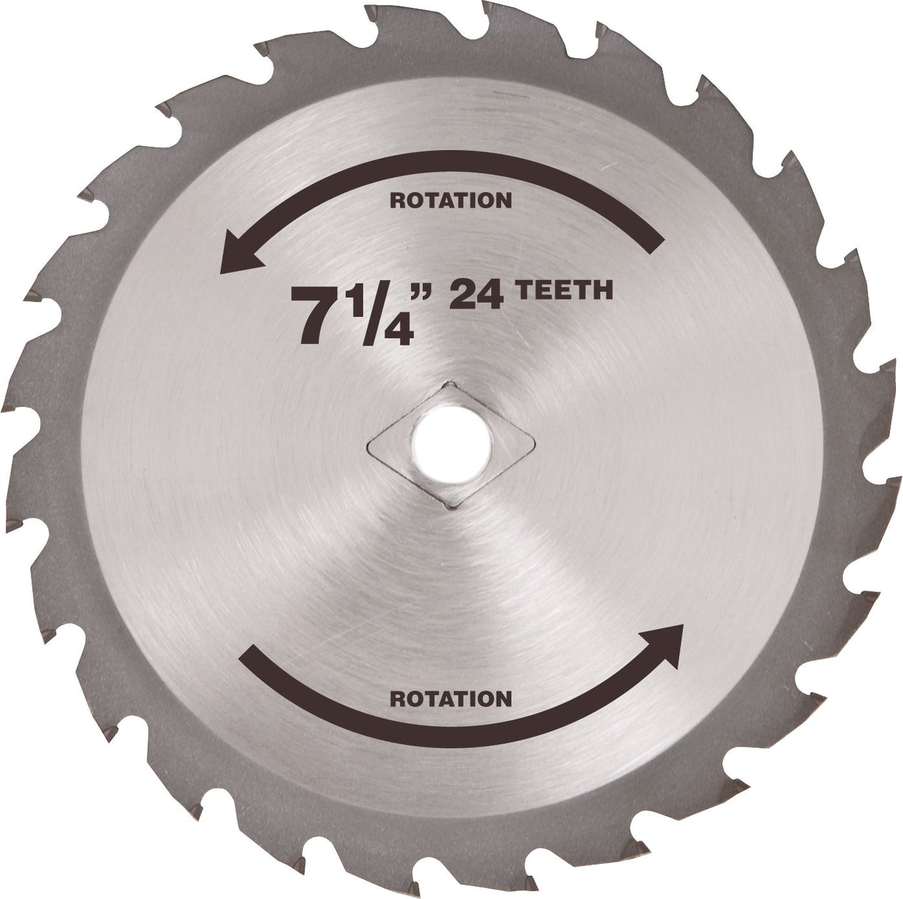 circular saw blade tooth inspection magnified view carbide chip crack rust buildup
