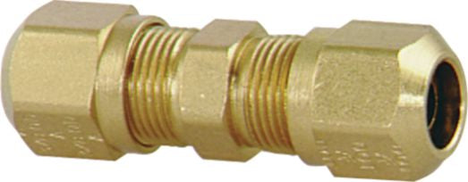 ALKON DOT Brass Air Brake Quick Connect Fitting – Straight Male Connector, 1/2" Tube X 3/8" NPT