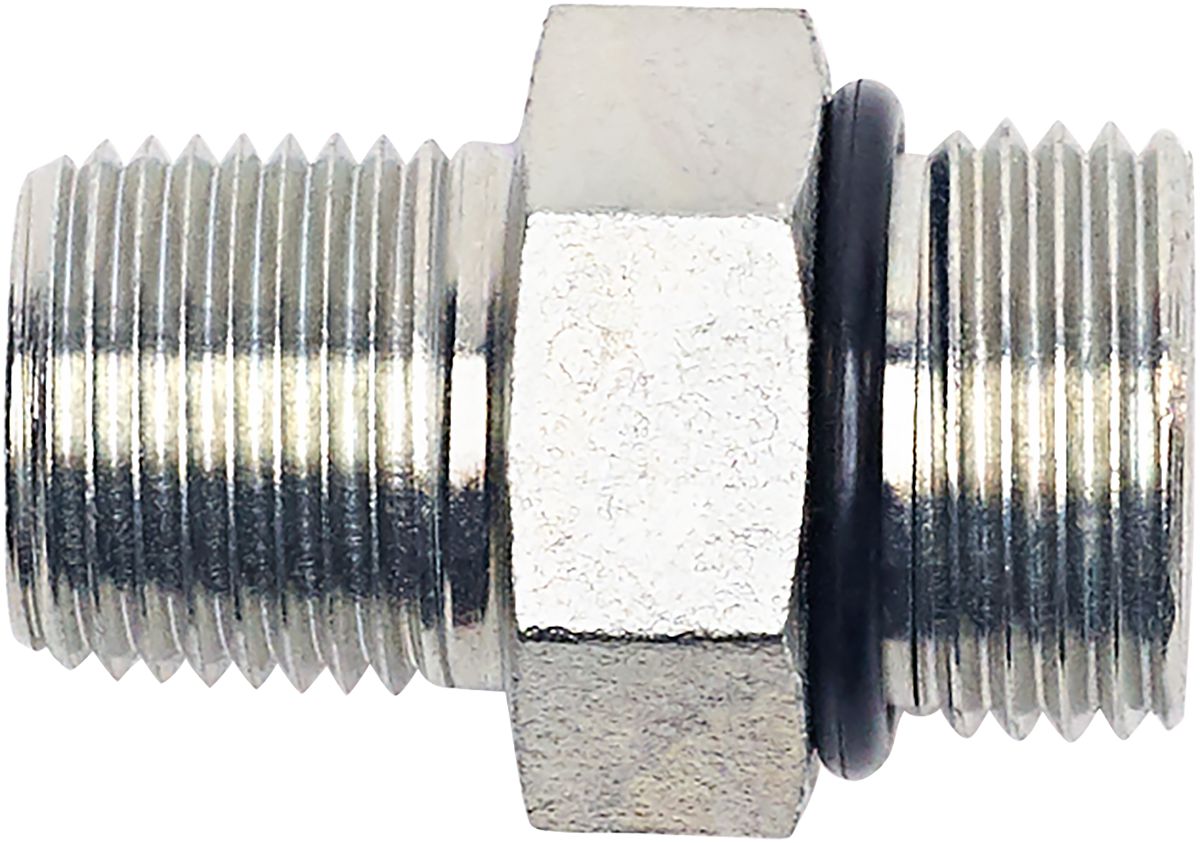 Hydraulic Adapters, Connector, Male SAE ORB X Male NPTF – Lawson Products