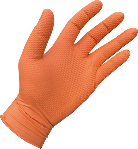 tiger grip handschuhe xl Eppco TigerGrip Nitrile Glove Orange 8 Mil Large Box