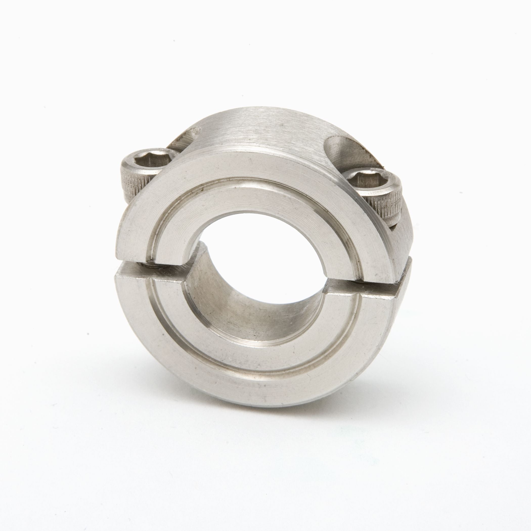 Jeremywell 3/8" Bore Stainless Steel Set Screw Shaft Collar - 3/4" OD (4 Pack)