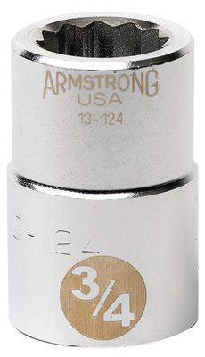 3/4'' Drive, Standard Socket, 2 1/8'' – Lawson Products