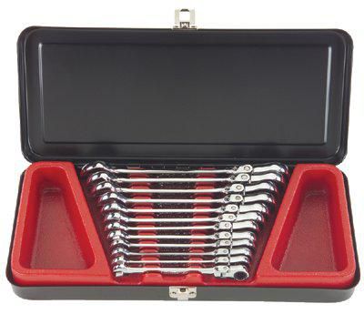 12 Piece Locking Flex Geared Box Wrench Set Metr – Lawson Products