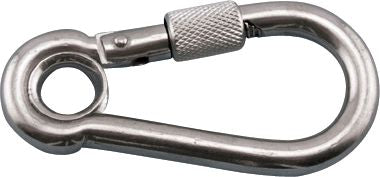 Spring Link, Screw Lock, Stainless Steel, 15/32