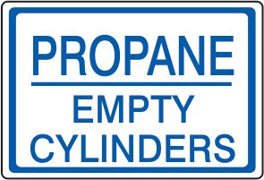 Propane Empty Cylinder Label, Aluminum .040 – Lawson Products
