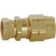  DOT Compression Connector Female Brass 1/2 x 7/8" - 97258