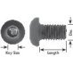  Button Head Socket Cap Screw Steel M6-1 x 10mm - 87532