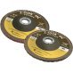  Z-Disk HC 4-1/2" Dia., 7/8" Arbor, 60 Grit, Ceramic Oxide - DY87821462